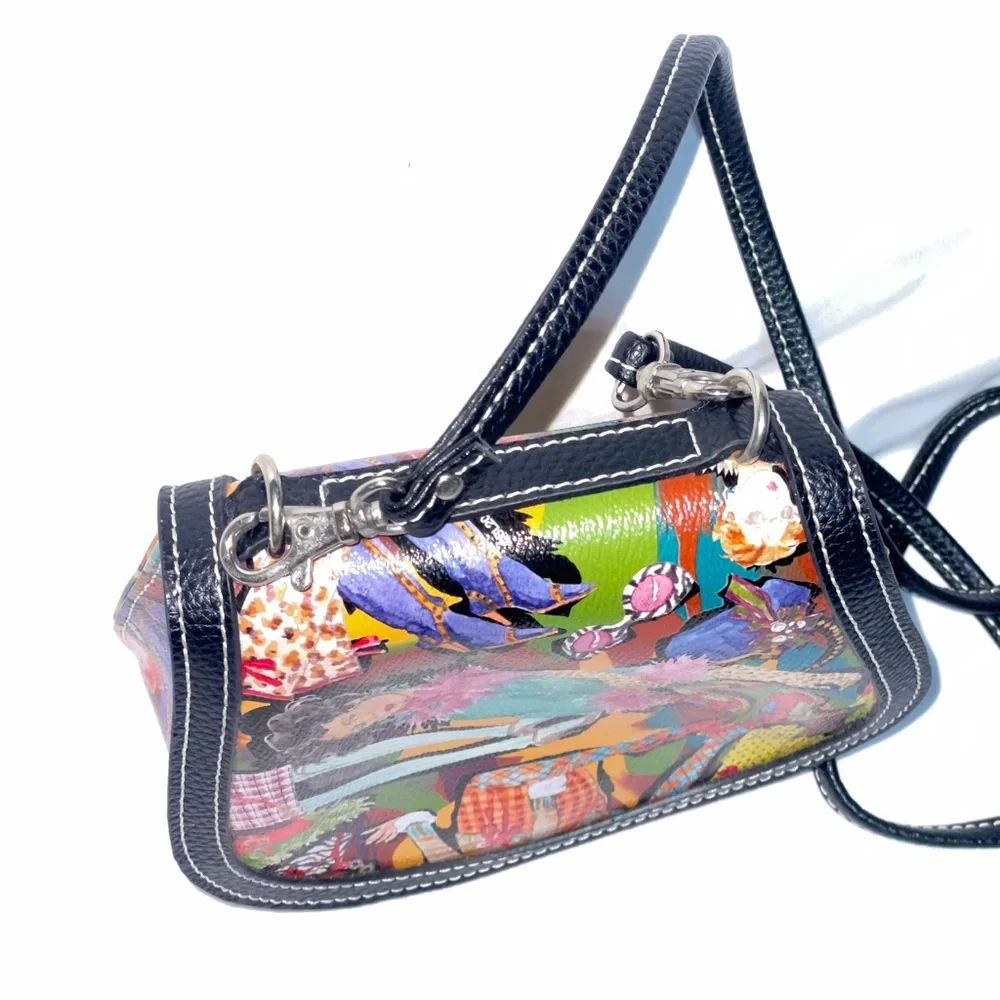 Sydney Love Unique Printed Design Faux Pebbled  Leather Small Crossbody - Picture 12 of 12